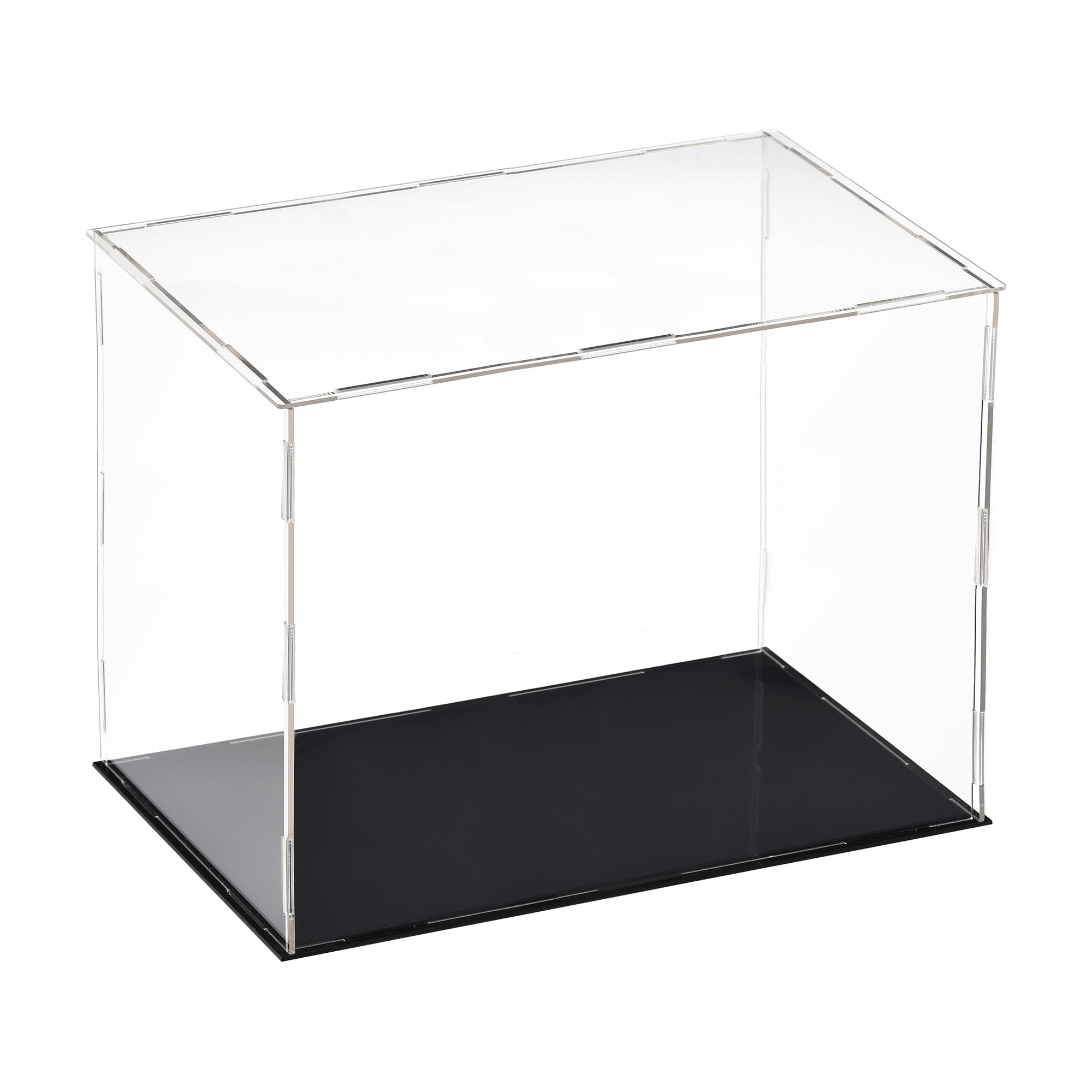 Infinity Countertop Glass Display Case (Ready to Assemble) - 12-1/4W x  14-1/4D x 27-1/4H - Showcase Cabinet Bookcase with Lock, Perfect for