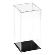 Uxcell Acrylic Clear Display Case Box Dustproof Protection Showcase 3.9''x3.9''x9.8''