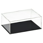 Uxcell Acrylic Clear Display Case Box Dustproof Protection Showcase Cube Collectibles Show Box 11.8x7.9x3.9inch