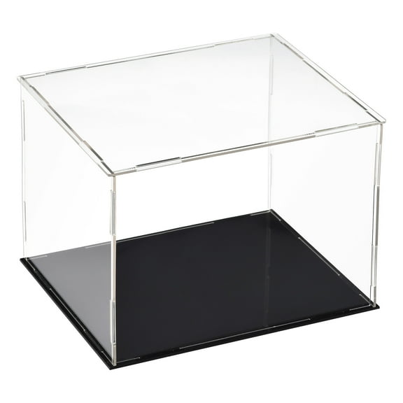 Uxcell Acrylic Clear Display Case Box Dustproof Protection Showcase Cube Collectibles Show Box 7.9x5.9x5.9inch