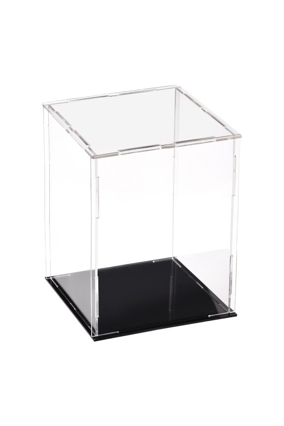 Uxcell Acrylic Clear Display Case Box Dustproof Protection Showcase Cube Collectibles Show Box 3.9x3.9x5.9inch