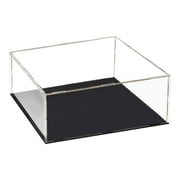 Uxcell Acrylic Clear Display Case Box Dustproof Protection Showcase Cube Collectibles Show Box 12.2 x 12.2 x 6.3"