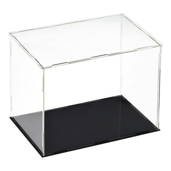 Uxcell Acrylic Clear Display Case Box Dustproof Protection Showcase Cube Collectibles Show Box 9.8x5.9x7.9inch
