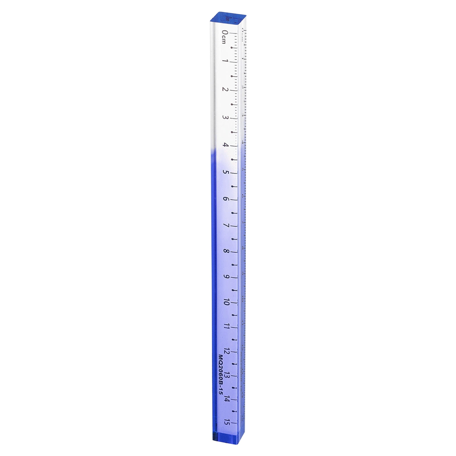 Uxcell Acrylic Clear Straight Rulers 15cm Metric Transparent Gradient ...