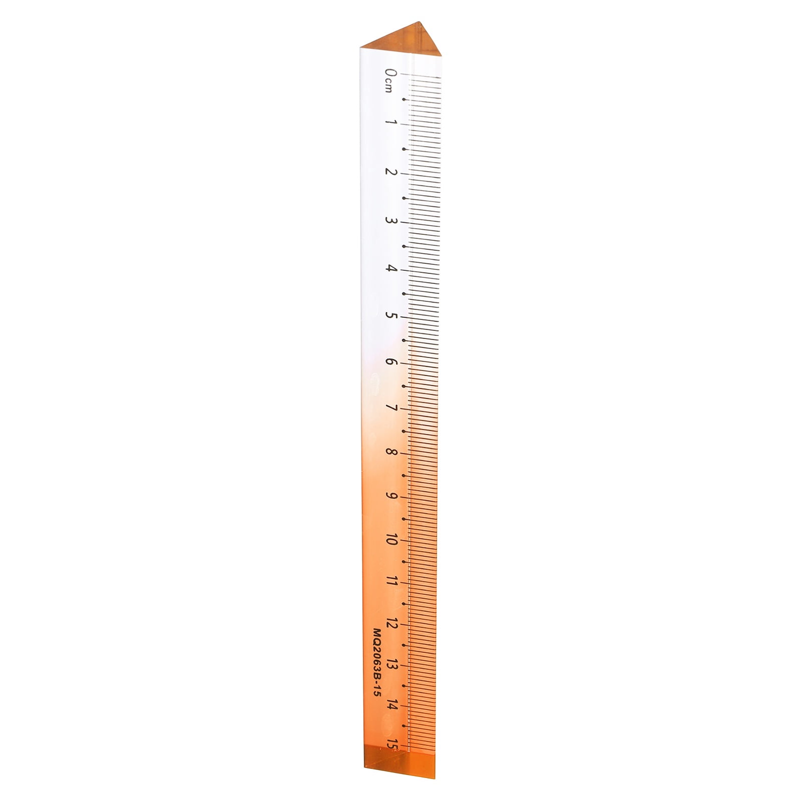 Uxcell Acrylic Clear Straight Rulers 15cm Metric Transparent Gradient ...