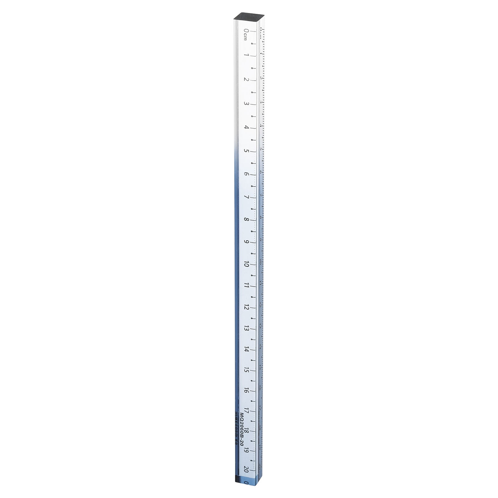 Uxcell Acrylic Clear Straight Rulers 20cm Metric Transparent Gradient ...