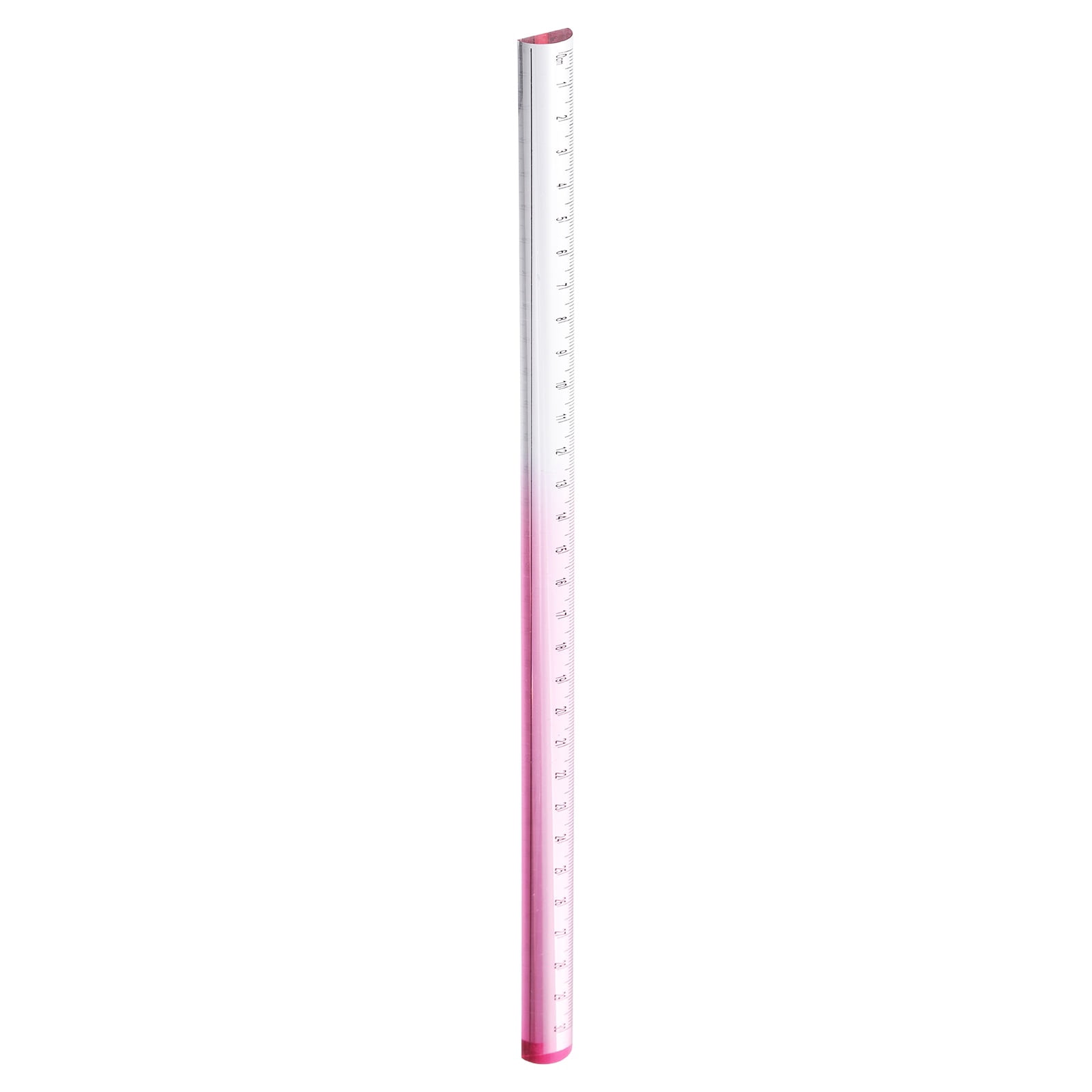 Uxcell Acrylic Clear Straight Rulers 30cm Metric Transparent Gradient ...