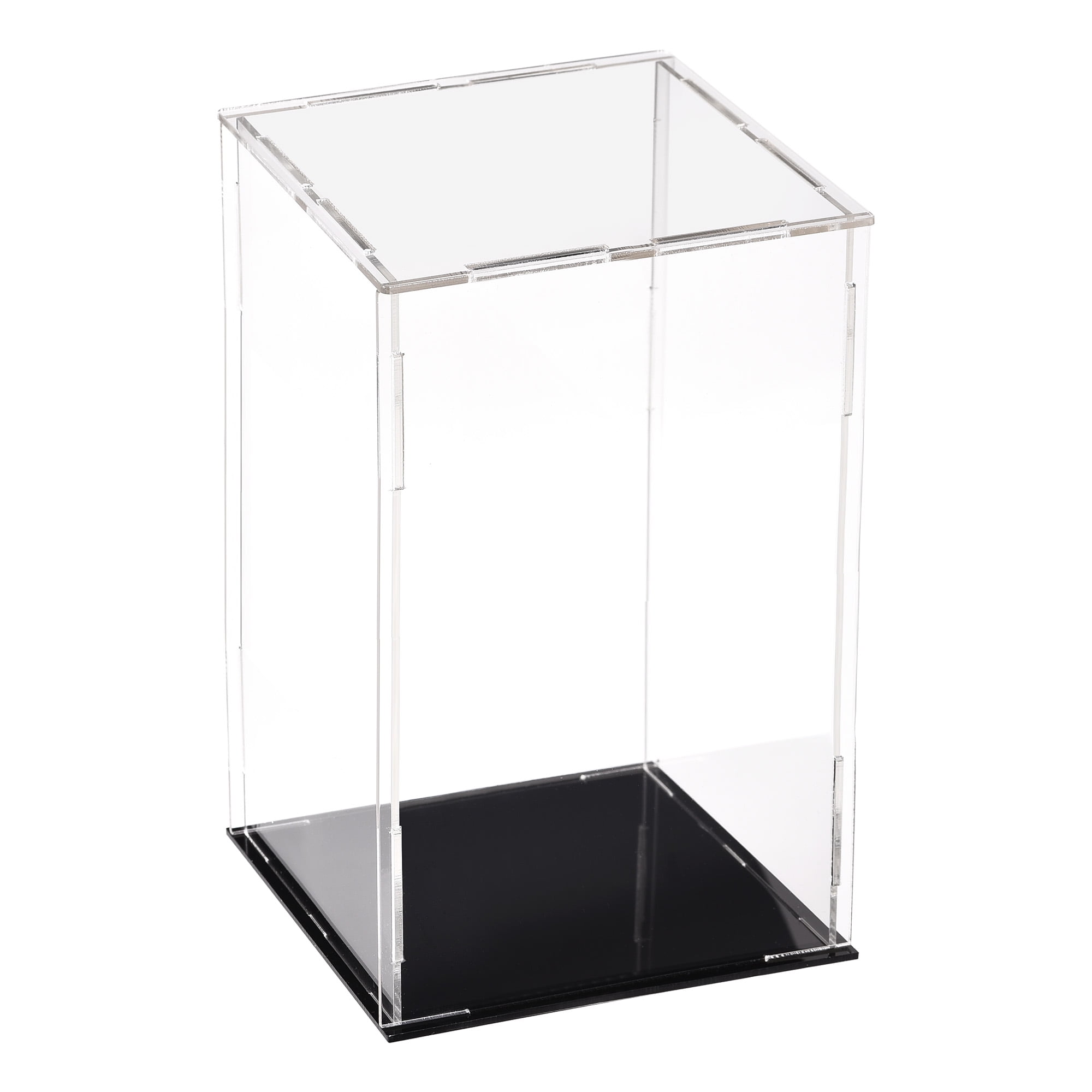 Acrylic Display Case Box Dustproof Protection Showcase Cube Collectibles 3.9x3.9x7.9 inch