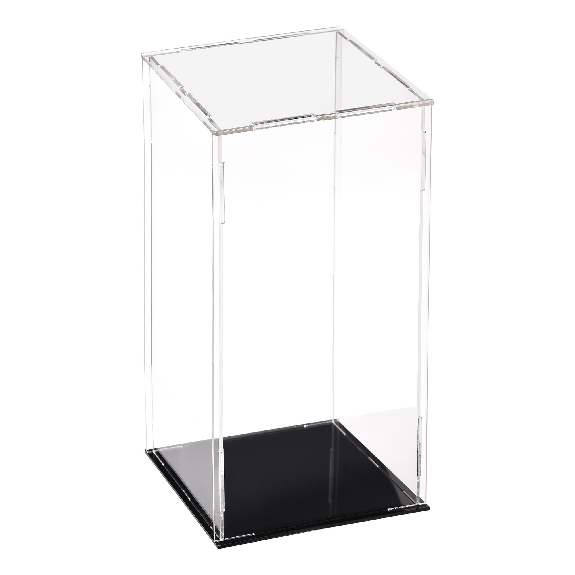 Uxcell Transparent Acrylic Clear Display Case Box, Dustproof Protection ...