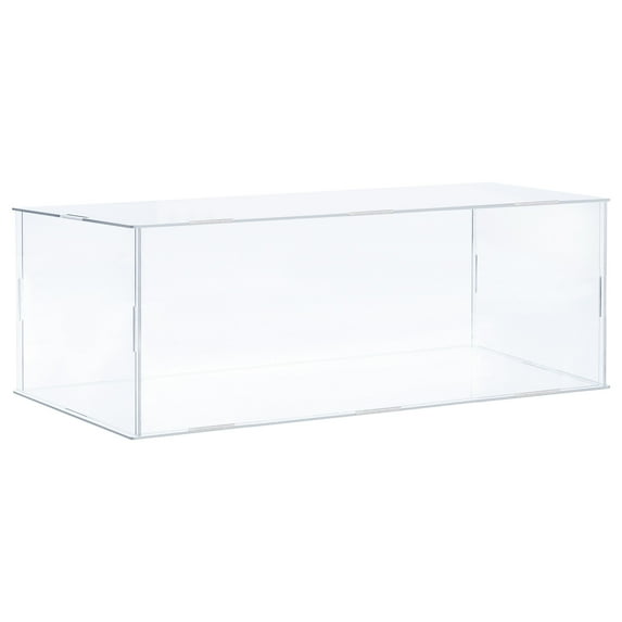 Uxcell Acrylic Display Case Plastic Box Cube Storage Box Assemble Dustproof Showcase 12.2x6.3x4.1 Inch
