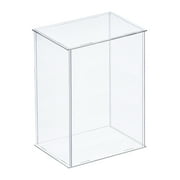Uxcell Acrylic Display Case Plastic Box Cube Storage Box Assemble Dustproof Showcase 6.3x4.3x8 Inch