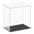 thumbnail image 1 of Uxcell Acrylic Display Case Plastic Box Cube Storage Box Clear Small Assemble Dustproof Showcase 14.1x8.2x14" for Collectibles Items, 1 of 5
