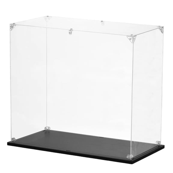 Uxcell Acrylic Display Case Plastic Box Cube Storage Box Clear Small Assemble Dustproof Showcase 40x20x35cm
