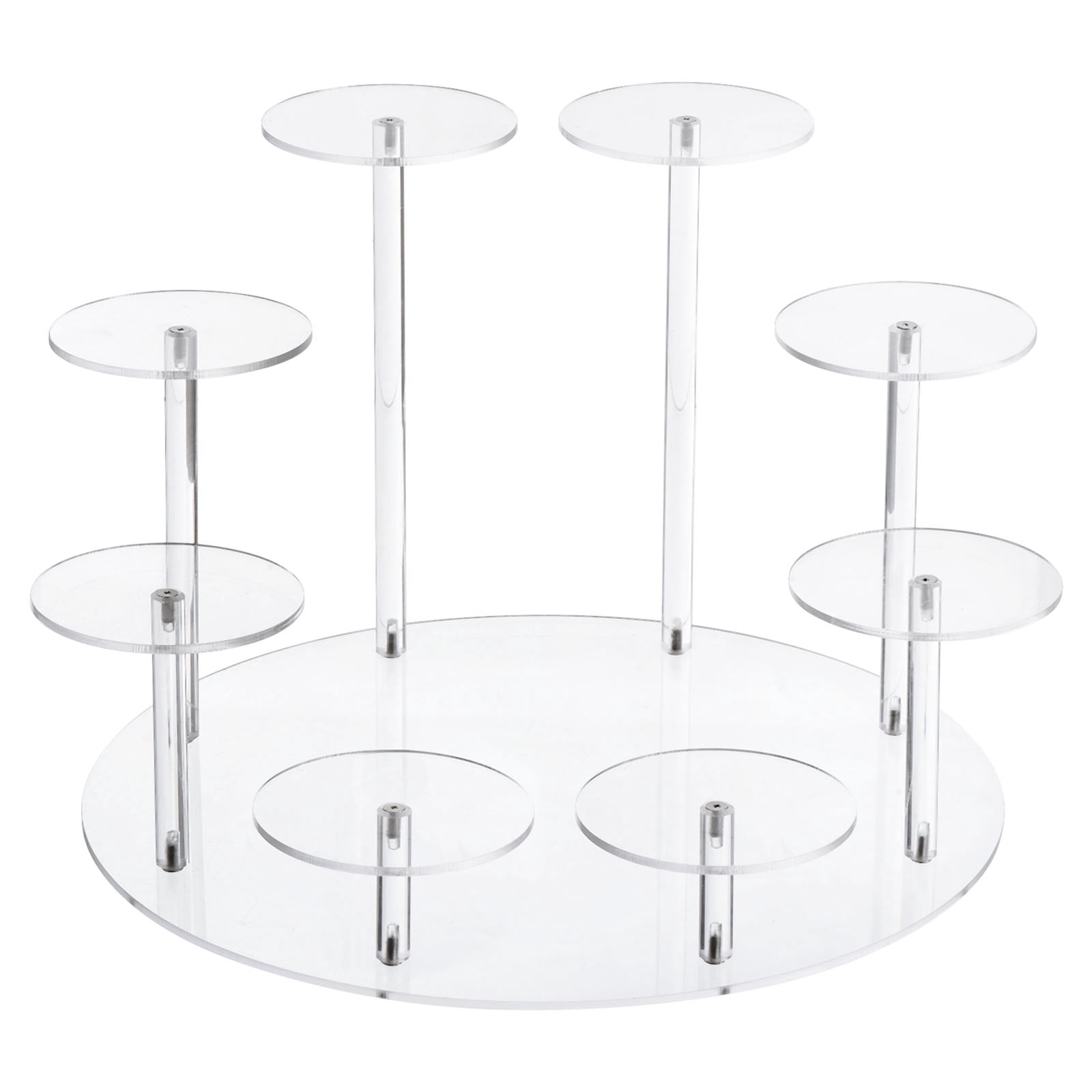 Uxcell Acrylic Cupcake Stand – Transparent 12-Cupcake Display Holder, Dessert Serving Platter For Parties, Weddings, Birthdays