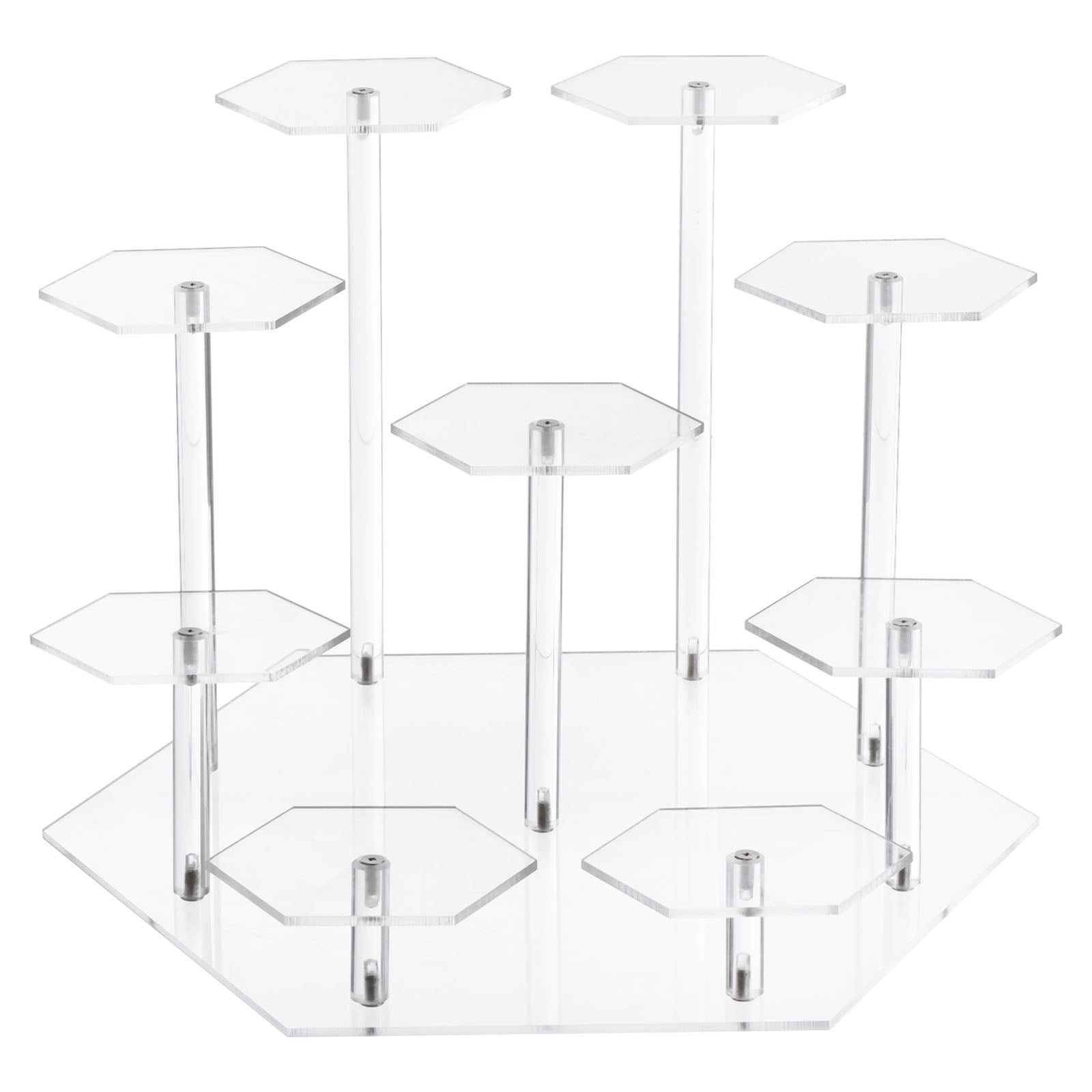 Uxcell Acrylic Display Stand for Figures, 9 Tier Perfume Organizers ...