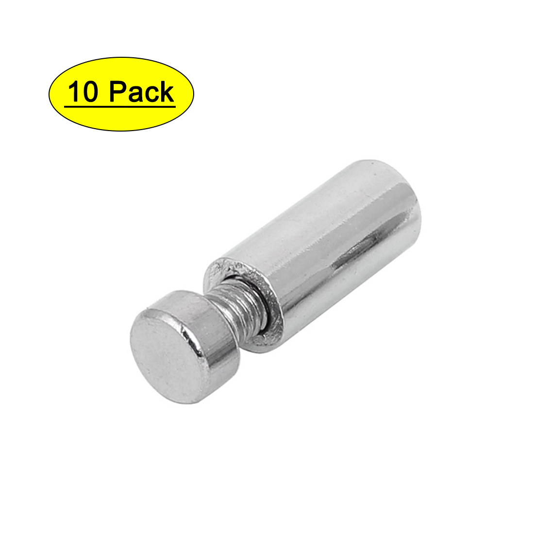 Uxcell Acrylic Glass Standoffs Fixing Bolts Screws Sign Support Holder 8mmx17mm (10pack