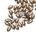 thumbnail image 1 of Uxcell Acrylic Horse Eye Gems Flat Back Artificial Rhinestones for DIY Crafts Bead Wedding Party Light Brown 4x8mm, 1 of 7