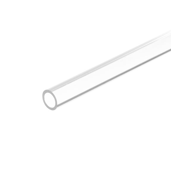 Uxcell Acrylic Pipe Clear Rigid Round Tube 0.28" x 0.39" for Lamps and Lanterns Water Cooling System
