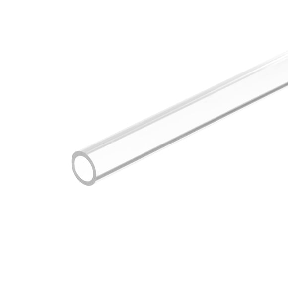 Uxcell Acrylic Pipe Clear Rigid Round Tube 0.28" x 0.39" for Lamps and Lanterns Water Cooling System