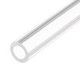 thumbnail image 1 of Uxcell Acrylic Pipe Clear Rigid Round Tube 6mm(1/4") ID 10mm(3/8") OD 6" for Lamps and Lanterns, Water Cooling System, 1 of 5