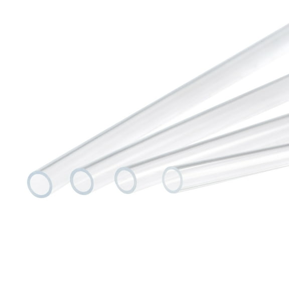 Uxcell Acrylic Pipe Rigid Round Tube for Lighting, Models, Plumbing, Crafts 6mm x 8mm