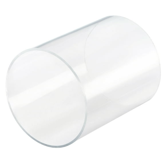 Uxcell Acrylic Pipe Rigid Tube for Lighting Models Plumbing Crafts 66mm x 70mm