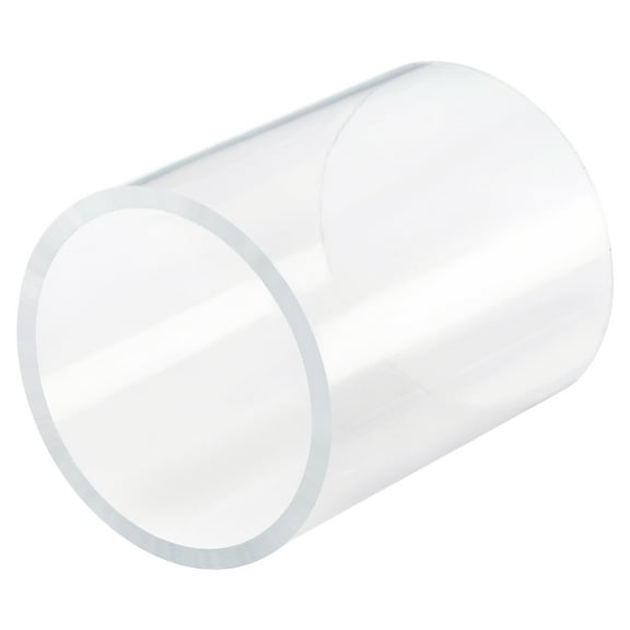 Uxcell Acrylic Pipe Rigid Tube for Lighting Models Plumbing Crafts 70mm x 80mm