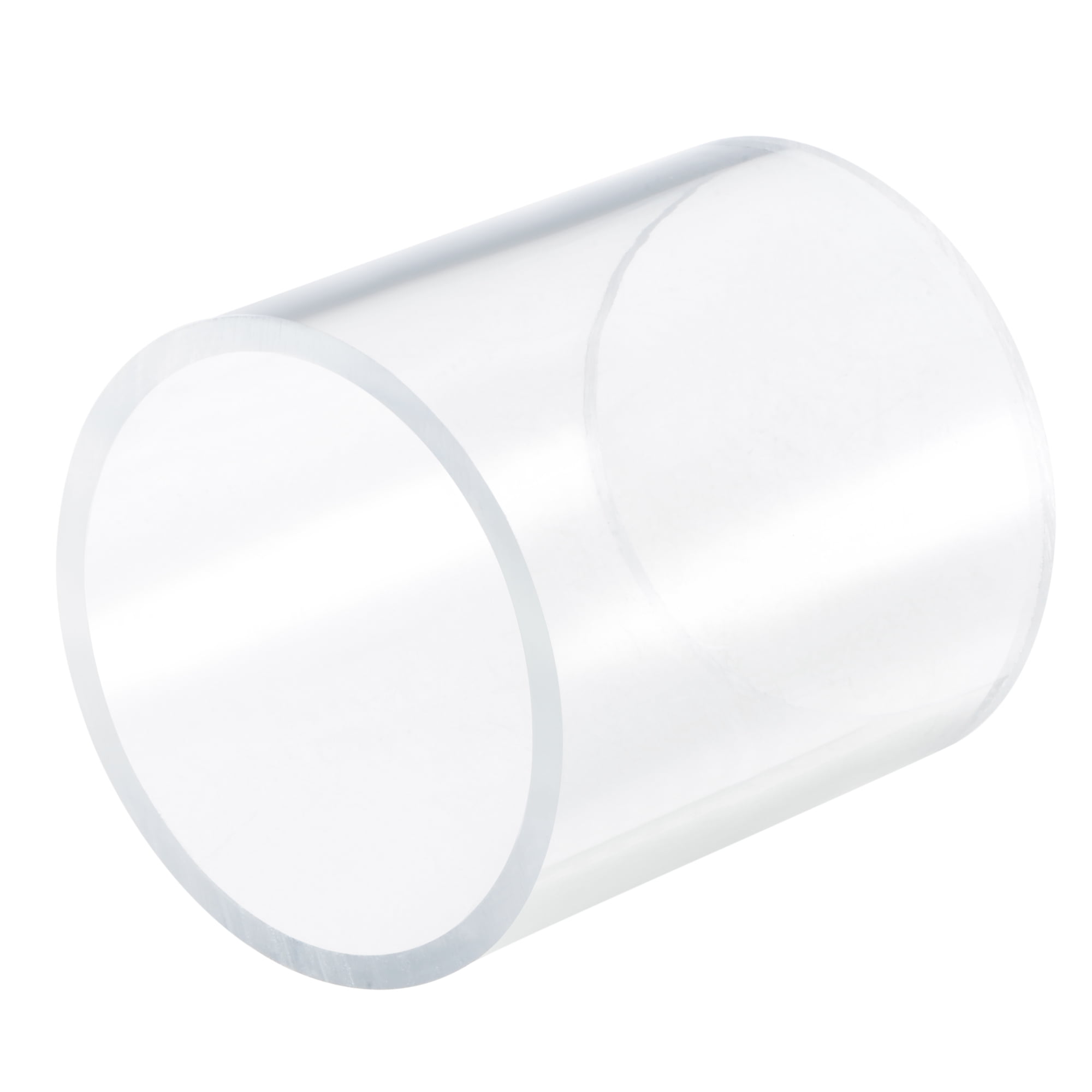 Clear Acrylic Round Pipe for Lighting and Crafts, 80mm x 90mm