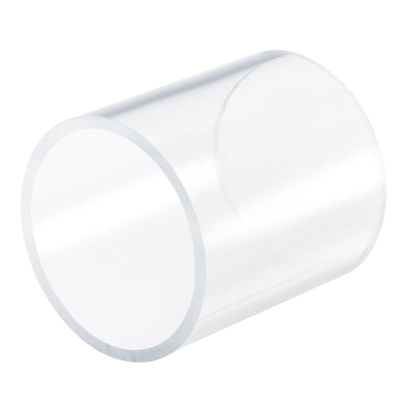 Uxcell Acrylic Pipe Rigid Tube for Lighting Models Plumbing Crafts 80mm x 90mm