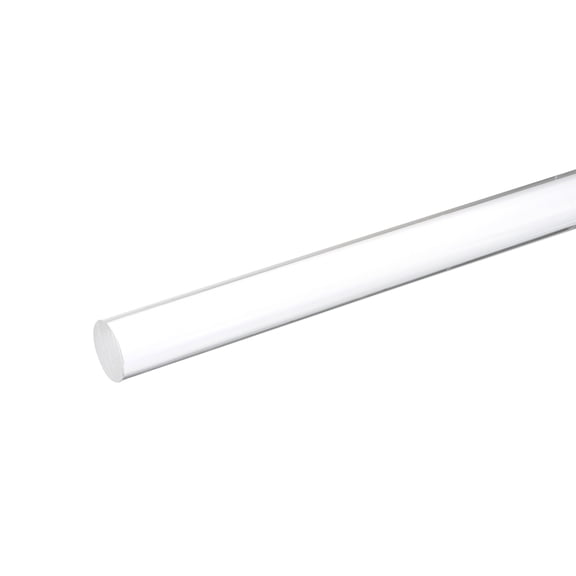 Uxcell Acrylic Round Rods 1-3/16" x 12" Clear Acrylic Dowel Rods Sticks Plastic Sticks Strip for DIY Crafts Lighting Gardening Decorations - 30mm x 300mm