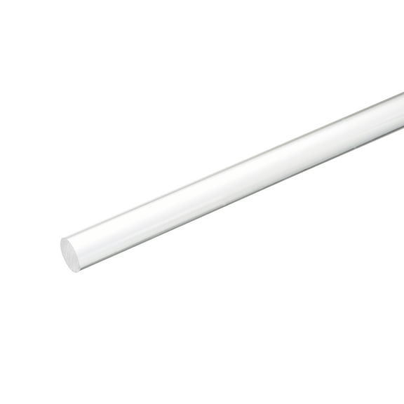 Uxcell Acrylic Round Rods 25/32" x 10" Clear Acrylic Dowel Rods Sticks Plastic Sticks Strip for DIY Crafts Lighting Gardening Decorations - 20mm x 300mm