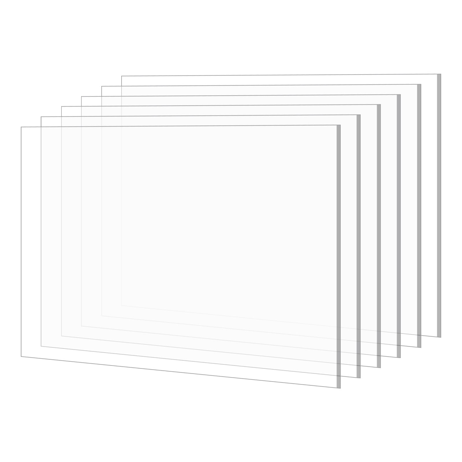 Uxcell Acrylic Sheet, 12 Inch x 8 Inch PMMA Clear Crystal Acrylic