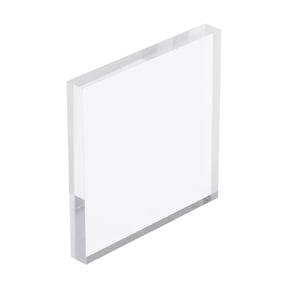 Uxcell Acrylic Stamp Block, 1 Pack Clear Stamping Block Mounting Blocks Square