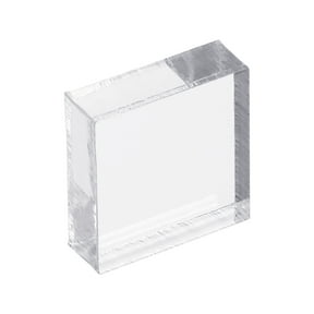 Uxcell Acrylic Stamp Block, 1 Pack Clear Stamping Block Set Square