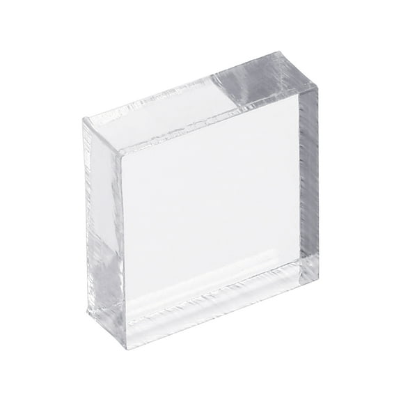 Uxcell Acrylic Stamp Block, 1 Pack Clear Stamping Block Set Square