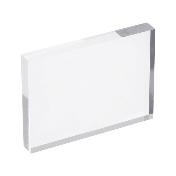 Uxcell Acrylic Stamp Block, 1 Pack Stamping Block Mounting Blocks Set Rectangle