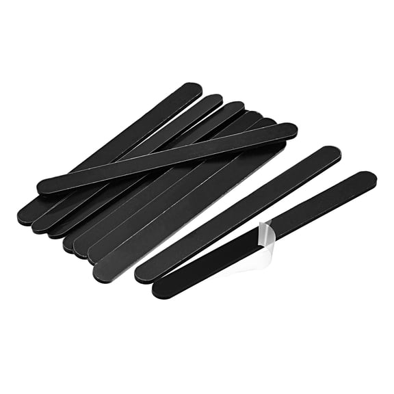 Uxcell Acrylic Sticks PMMA 11.5 x 1 CM for DIY Crafts Party Gifts, Black 50 Pack