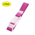 thumbnail image 1 of Uxcell Add a Bag Luggage Straps Adjustable Suitcase Connect Belts with Buckle Pink 2Pcs, 1 of 6