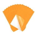 thumbnail image 1 of Uxcell Adhesive Felt Fabric Felt Sheets 30x20cm Peel and Stick Orange yellow for DIY 10 Pcs, 1 of 7