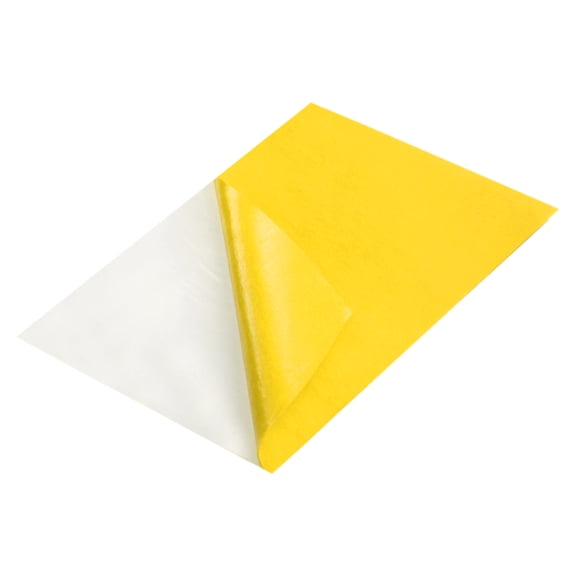 Uxcell Adhesive Felt Fabric Felt Sheets 45cmx30cm Peel and Stick Yellow for DIY 1 Pcs