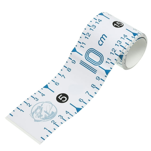 Uxcell Adhesive Fish Ruler, 51 Inch Fish Measure Tape Sticker Tape