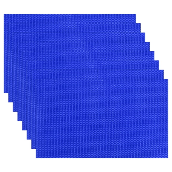 Uxcell Adhesive Reflective Stickers, Safety Reflective Tape Warning Reflector Sticker for Bicycles Cars Mailboxes Blue