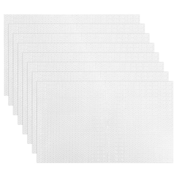 Uxcell Adhesive Reflective Stickers, Safety Reflective Tape Warning Reflector Sticker for Bicycles Cars Mailboxes White