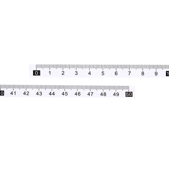 Uxcell Adhesive Ruler, 5 Pack 50cm Backed Tape Measure Sticker ...