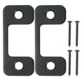 thumbnail image 1 of Uxcell Adjustable Door Strike Plate with Screws Stainless Steel for Electronic Locks Black, 1 of 6