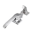 thumbnail image 1 of Uxcell Adjustable Latch Spring Loaded Walk in Freezer Cooler Door Handle Grip Hardware Silver Tone, 1 of 5