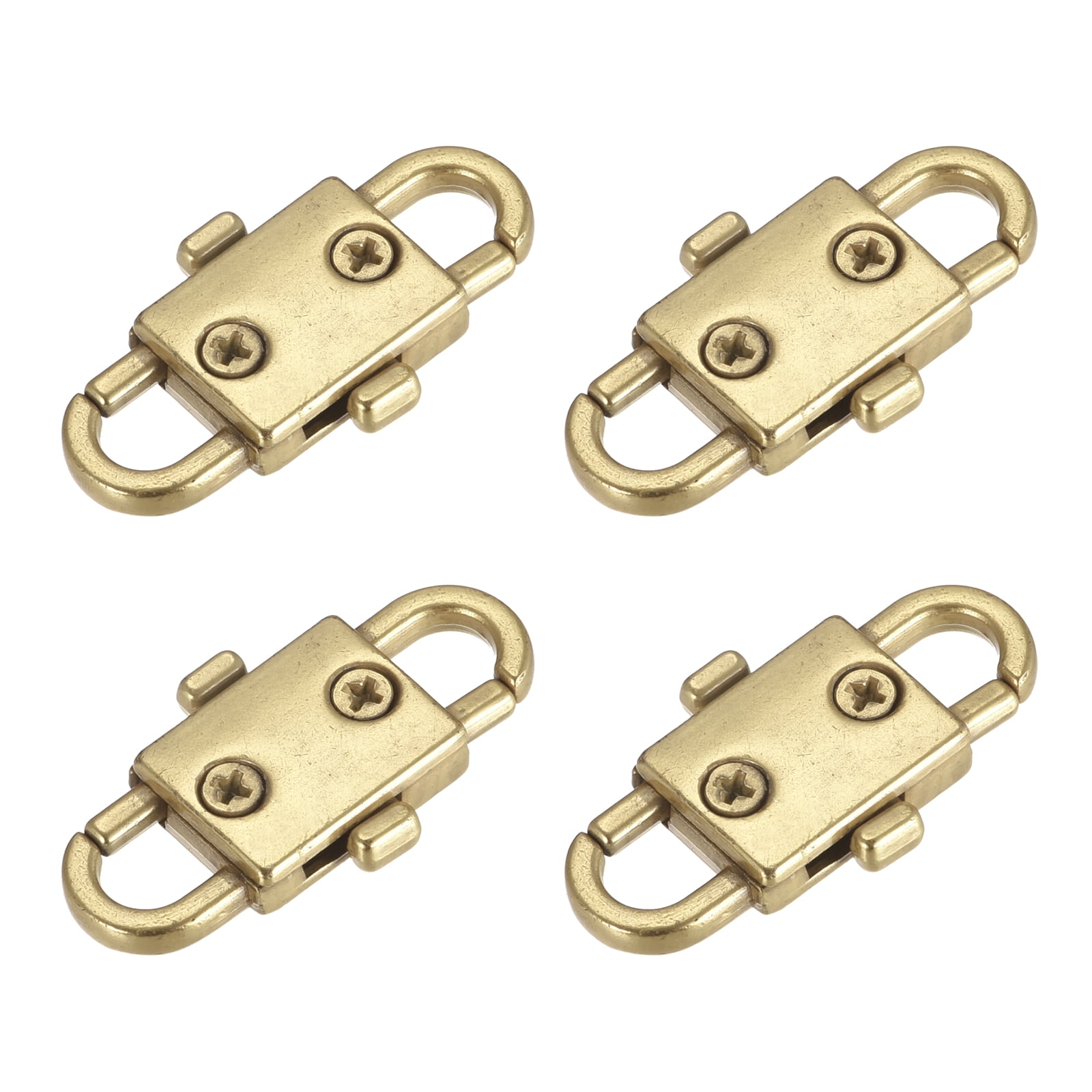 Uxcell Adjustable Metal Buckles for Chain Strap, 4Pack 32x12mm Chain