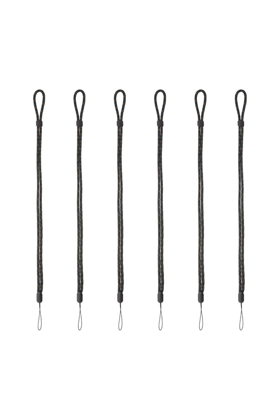 Adjustable Neck Lanyard, 6 Pcs Neck Strap Lanyard, Long Thin Keychain String Wristlet Straps for Cell Phone Key, Camouflage Green