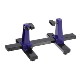 Uxcell Adjustable PCB Holder Circuit Board Holder 360 Degree Rotation Tool for Circuit Board Soldering Desoldering Repair, 6.5x11.8", Blue