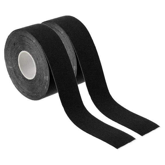 Uxcell Aerial Hoop Tape, Athletic Tape Adhesive Non-Slip Grip Tape Yoga Rig Sports Tape for Wrapping Gymnastics Black 16.4ft x 1 Inch